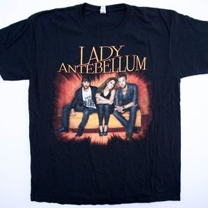 Vintage Lady Antebellum 2010 Tour Country Shirt L